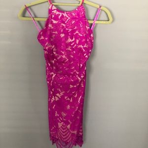 Beautiful Pink Lace Dress